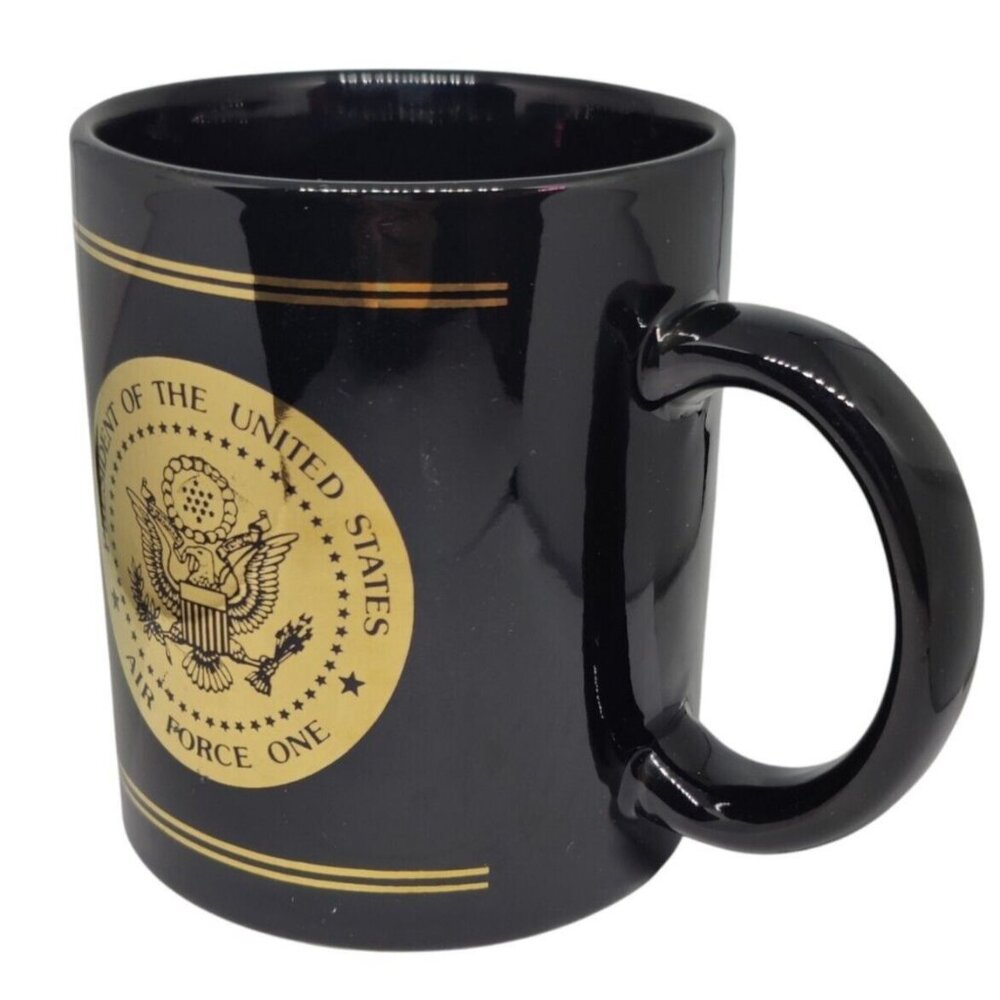 Official “President Of The United States Air Force One” Black Coffee Mug 12oz - Picture 6 of 8